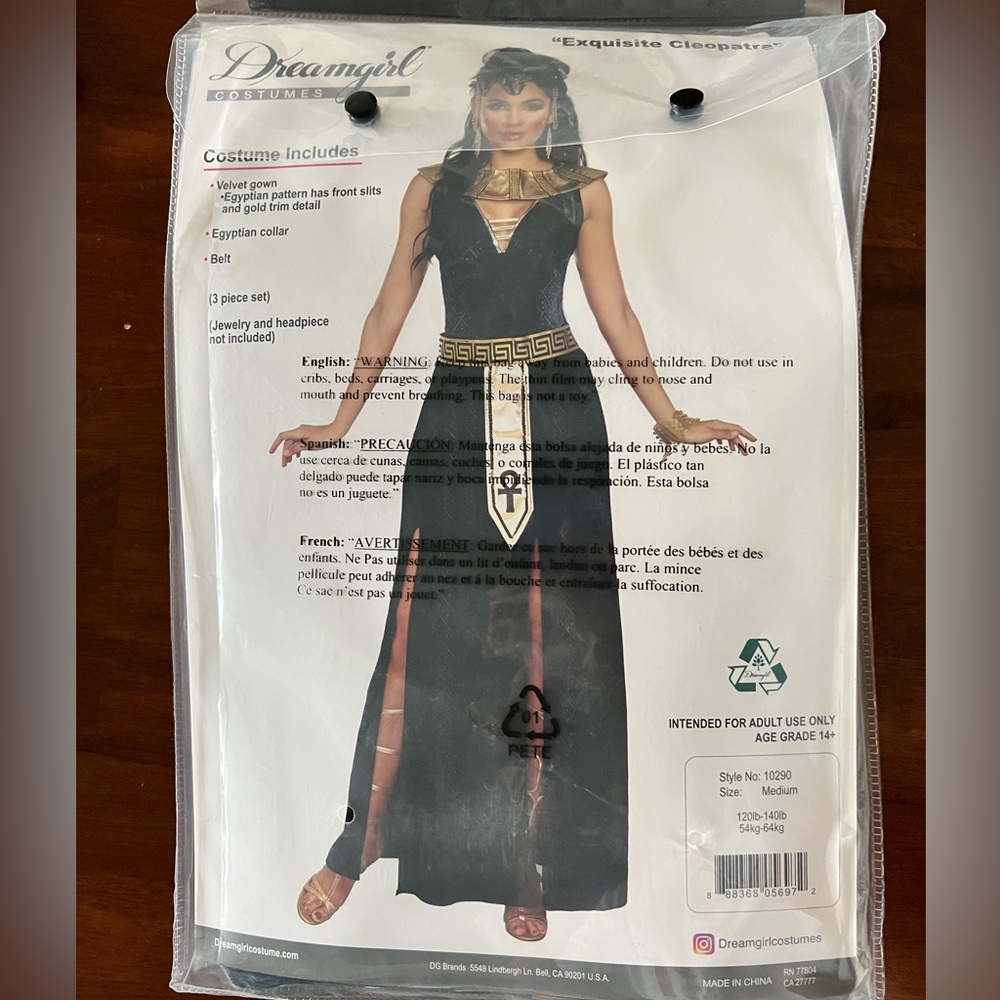 Halloween costume - cleopatra (size M)